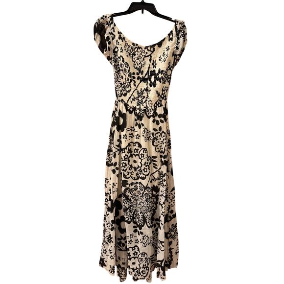 Free People Ultraviolet Black and White Midi Dress - XS - Picture 6 of 8